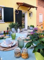 Vonkajšia záhrada v ubytovaní B&B Cà Montemezzano