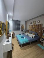 Postel nebo postele na pokoji v ubytování Superbe appartement avec solarium et piscine communautaire
