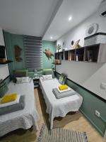 Postel nebo postele na pokoji v ubytování Superbe appartement avec solarium et piscine communautaire