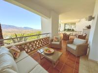 Posezení v ubytování Beautiful luxurious 2 bedroom apartment with a breathtaking view at La Cala Golf
