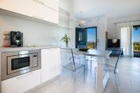 Kuchyň nebo kuchyňský kout v ubytování Seirios Luxury Villa