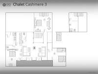 Plán poschodí v ubytovaní Chalet Cashmere Spirit - OVO Network
