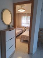Postel nebo postele na pokoji v ubytování Acogedor Apartamento Segunda Linea Playa-Gandía