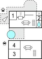 Půdorys ubytování Apartment Sønderskovhedevej