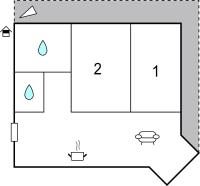 Plan piętra w obiekcie Schoene Ferienwohnung-Wagrain