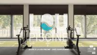 Posilňovňa alebo fitness centrum v ubytovaní The Ruck Hotel