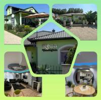 a collage of photos of a house at Rena Vendégház in Nagykanizsa