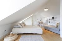 Cama o camas de una habitación en Magnífico quarto com WC privativo Augusta Street