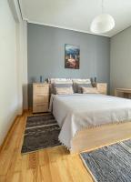 Posteľ alebo postele v izbe v ubytovaní HELIANTHOS VILLA - APARTMENT No1