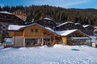 Edelweiss, Studio 5 pers, balcon sud est, vue sur les montagnes v zimě