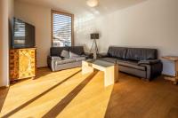 A seating area at Krone Apartments Schruns, Top 6/7/8