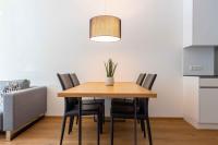 A kitchen or kitchenette at Krone Apartments Schruns, Top 6/7/8
