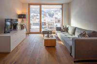 A television and/or entertainment centre at Krone Apartments Schruns, Top 6/7/8