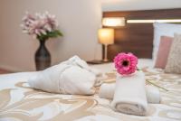 Posteľ alebo postele v izbe v ubytovaní Termál Hotel Vesta