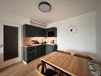 Kuchyň nebo kuchyňský kout v ubytování Residence Krušec