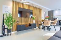 Televízia a/alebo spoločenská miestnosť v ubytovaní Apartments Sinisa - Krk Town