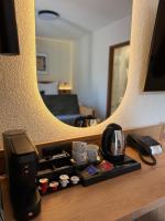 TV a/nebo společenská místnost v ubytování Wellness Hotel Windsor