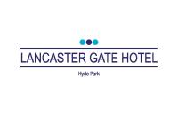 Ein Zertifikat, Auszeichnung, Logo oder anderes Dokument, das in der Unterkunft Lancaster Gate Hotel ausgestellt ist