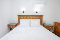 Postel nebo postele na pokoji v ubytování Datca Kilic Hotel