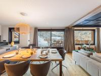 Posedenie v ubytovaní Chalet familial moderne à Méribel Village, terrasse sud avec jacuzzi, proche pistes et commerces - FR-1-566-56
