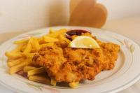 Jídlo v penzionu nebo okolí