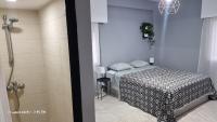 Postel nebo postele na pokoji v ubytování Beach apartment's