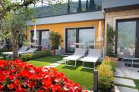 A garden outside Locanda Fassa