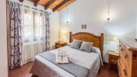 Postel nebo postele na pokoji v ubytování Villa La Morada Antequera - La Higuera by Ruralidays