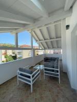 Balkón nebo terasa v ubytování Apartman Melinda