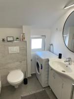Koupelna v ubytování Apartman Melinda
