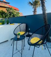Balkón nebo terasa v ubytování AGATA BEACH Boutique -Adult Only