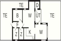 Půdorys ubytování Holiday home Hejls LV