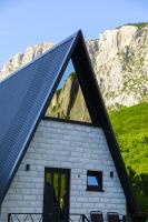 a barn with a window on the side of it at Natures Escape Kozarica in Šavnik
