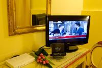 TV a/nebo společenská místnost v ubytování Locanda Poste Vecie