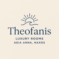 Un logotipo para las habitaciones de lujo de The Ants Asia Ameliaania Wavas en Theofanis Studios, en Agia Anna de Naxos