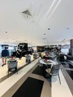 Χώρος καθιστικού στο Hotel Apartment Suite near Makati