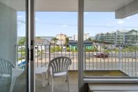 Ein Balkon oder eine Terrasse in der Unterkunft Beachcomber Motel
