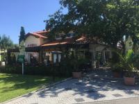 A garden outside Aurora Panzió