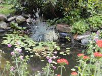 Vonkajšia záhrada v ubytovaní Ruhige Wohnung mit schönem Eigengarten in Seeboden am Millstättersee