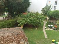 A garden outside Leopoldauer Apartment