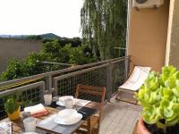 Balkón nebo terasa v ubytování Zagreb City Apartments