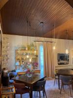 TV a/nebo společenská místnost v ubytování Hotel Gabriella