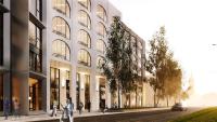 タリンにあるHyatt Place Tallinnの通りを歩く人々の描写