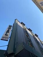 a close up of the side of a building at Hotel Rainero in Asti