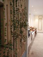 a room with a wall covered in ivy at Hotel Astoria Standard in Iaşi