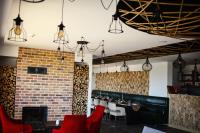 Et opholdsområde på Amorium Hotel & Wooden Stone House