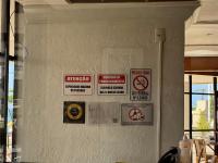 Un certificado, premio, letrero u otro documento en Chic hotel suite in fabulous Meireles Fortaleza with WiFi, fitness room