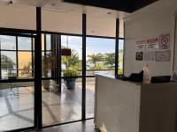 El lobby o recepción de Chic hotel suite in fabulous Meireles Fortaleza with WiFi, fitness room