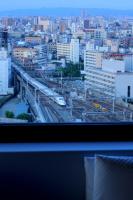 ホテルから撮影された、または一般的な大阪市の景色