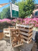 En have udenfor Locanda di Bivigliano